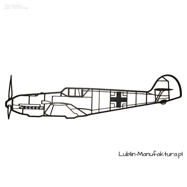 Messerschmitt Bf 109 - Dekoracja ścienna 3D - obrazek 4
