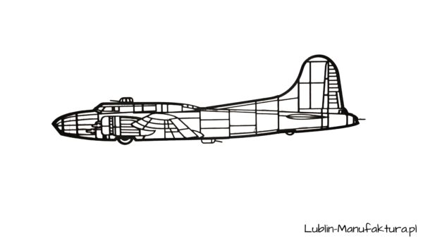 Boeing B-17 - Dekoracja ścienna 3D - obrazek 4